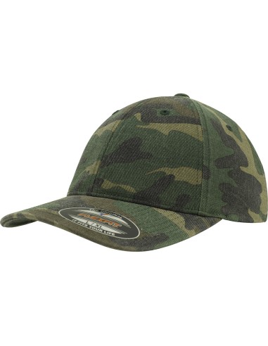 FLE-6977CA-Flexfit Garmet Washed Camo Cap