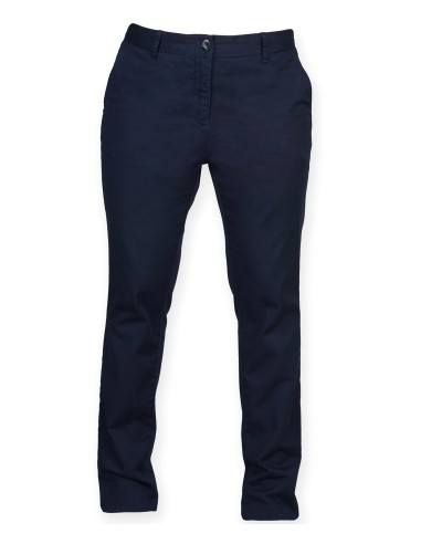 FRO-FR622-Pantalon chino stretch femme