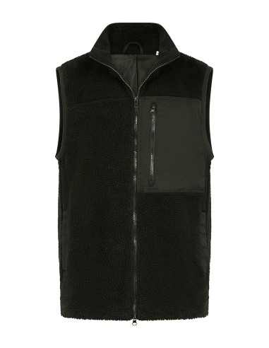 FRO-FR855-Veste sans manches sherpa recyclée
