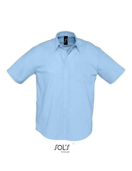 S-16010-Mens Oxford-Shirt Brisbane Short Sleeve