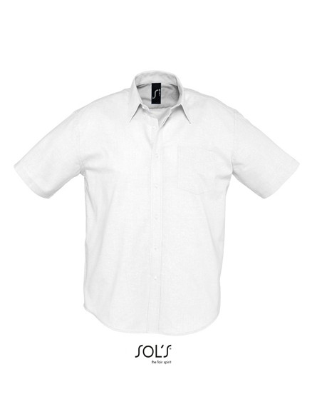 S-16010-Mens Oxford-Shirt Brisbane Short Sleeve