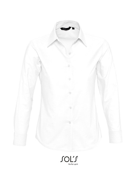 S-16020-Womens Oxford-Blouse Embassy Long Sleeve