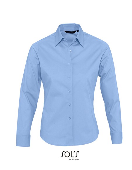 S-17015-Womens Long Sleeved Stretch Shirt Eden