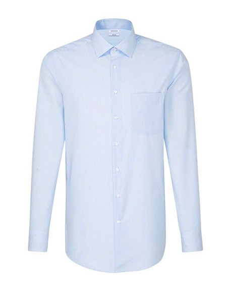 S-193640-193660-Mens Shirt Regular Fit Check/Stripes Long Sleeve