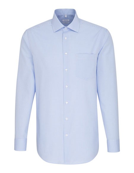 S-193640-193660-Mens Shirt Regular Fit Check/Stripes Long Sleeve