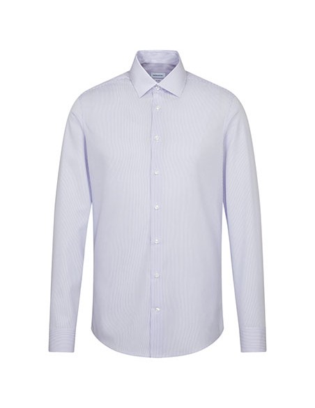 S-293640-293660-Mens Shirt 2 Shaped Check/Stripes Long Sleeve