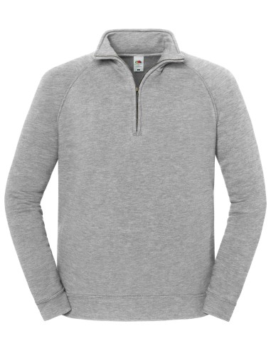 FRU-0622880-Iconic Premium Zip Neck Sweat