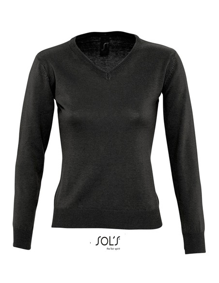 S-90010-Womens V-Neck Sweater Galaxy