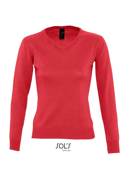 S-90010-Womens V-Neck Sweater Galaxy