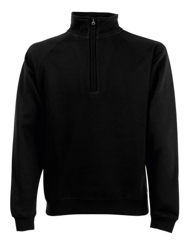 FRU-0620320-Premium Zip Neck Raglan Sweat