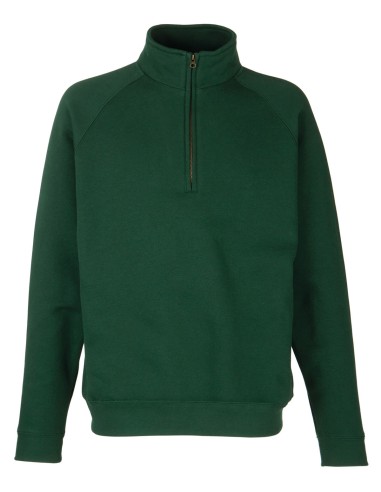 FRU-0620320-Premium Zip Neck Raglan Sweat