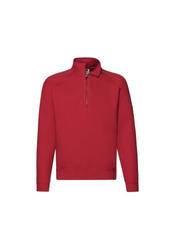 FRU-0620320-Premium Zip Neck Raglan Sweat