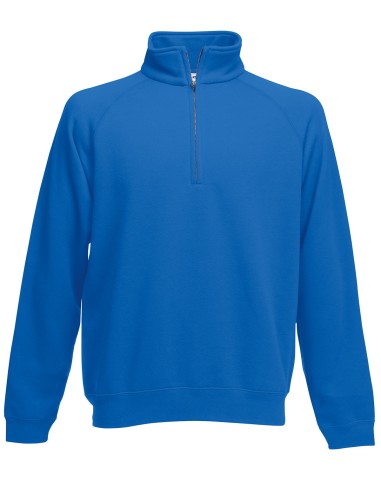 FRU-0620320-Premium Zip Neck Raglan Sweat