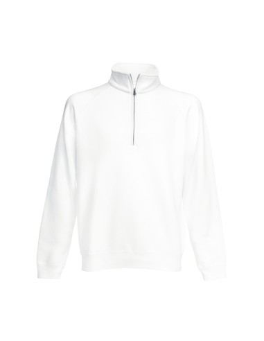 FRU-0620320-Premium Zip Neck Raglan Sweat