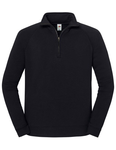 FRU-0622880-Iconic Premium Zip Neck Sweat