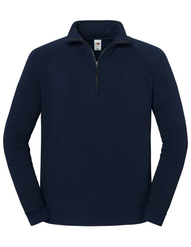 FRU-0622880-Iconic Premium Zip Neck Sweat