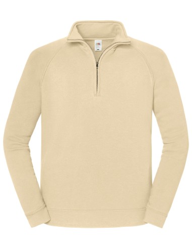 FRU-0622880-Iconic Premium Zip Neck Sweat