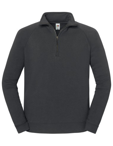 FRU-0622880-Iconic Premium Zip Neck Sweat