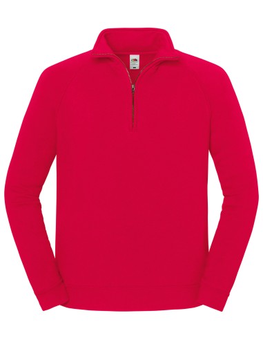 FRU-0622880-Iconic Premium Zip Neck Sweat