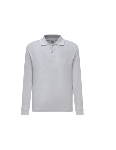 FRU-0632010-Kids Long Sleeve 65/35 Polo