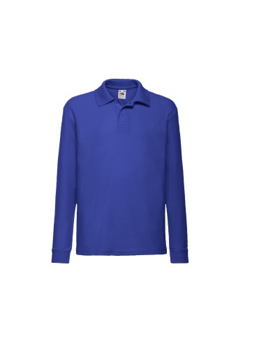 FRU-0632010-Kids Long Sleeve 65/35 Polo