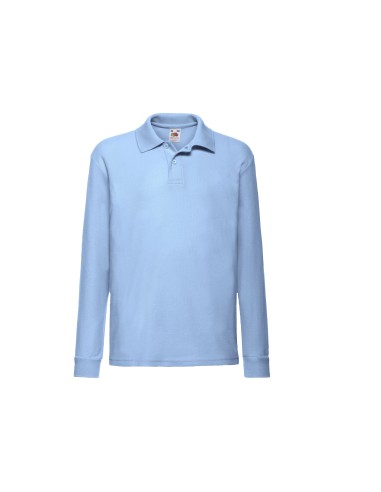 FRU-0632010-Kids Long Sleeve 65/35 Polo