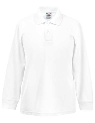 FRU-0632010-Kids Long Sleeve 65/35 Polo