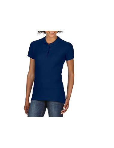 GIL-64800L-Softstyle® Womens Piqué Polo