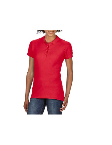 GIL-64800L-Softstyle® Womens Piqué Polo