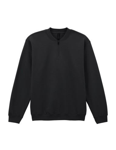 GIL-SF008-Softstyle® Midweight Adult Fleece 1/4 Zip Sweatshirt