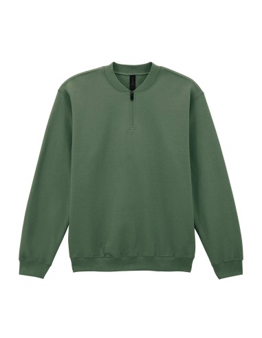 GIL-SF008-Softstyle® Midweight Adult Fleece 1/4 Zip Sweatshirt