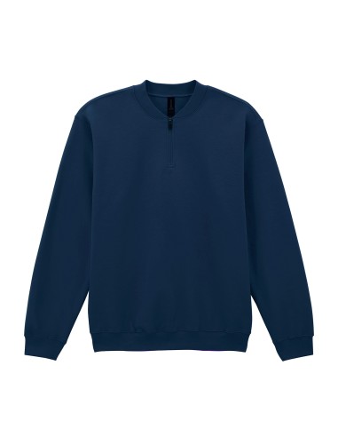 GIL-SF008-Softstyle® Midweight Adult Fleece 1/4 Zip Sweatshirt