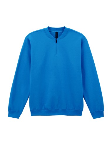 GIL-SF008-Softstyle® Midweight Adult Fleece 1/4 Zip Sweatshirt