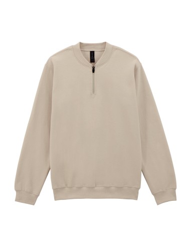 GIL-SF008-Softstyle® Midweight Adult Fleece 1/4 Zip Sweatshirt
