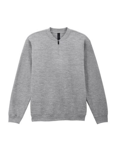 GIL-SF008-Softstyle® Midweight Adult Fleece 1/4 Zip Sweatshirt