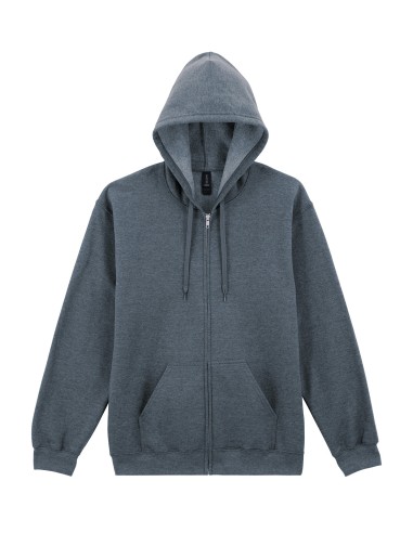 GIL-SF600-Softstyle® Midweight Fleece Adult Full Zip Hooded Sweatshirt