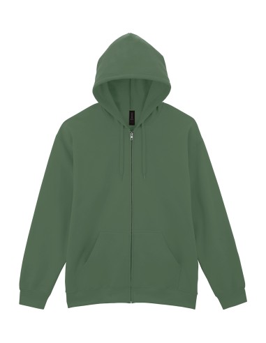 GIL-SF600-Softstyle® Midweight Fleece Adult Full Zip Hooded Sweatshirt