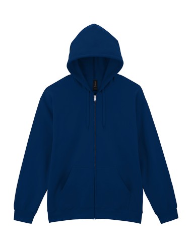 GIL-SF600-Softstyle® Midweight Fleece Adult Full Zip Hooded Sweatshirt