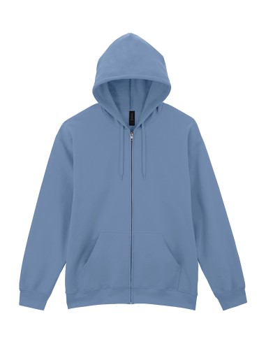 GIL-SF600-Softstyle® Midweight Fleece Adult Full Zip Hooded Sweatshirt