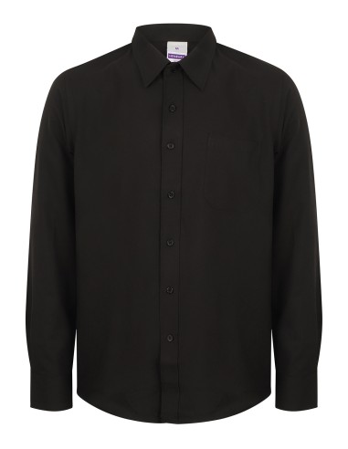 HEN-H590-Mens Wicking Long Sleeve Shirt