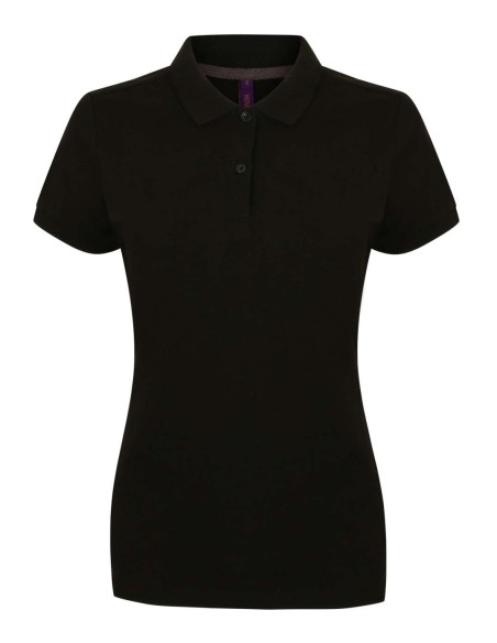 HEN-H102-Polo femme en micro-piqué