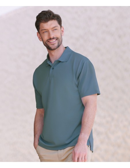 HEN-H475-Mens Coolplus® Wicking Polo Shirt