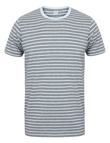 S-SF202-Unisex Striped T