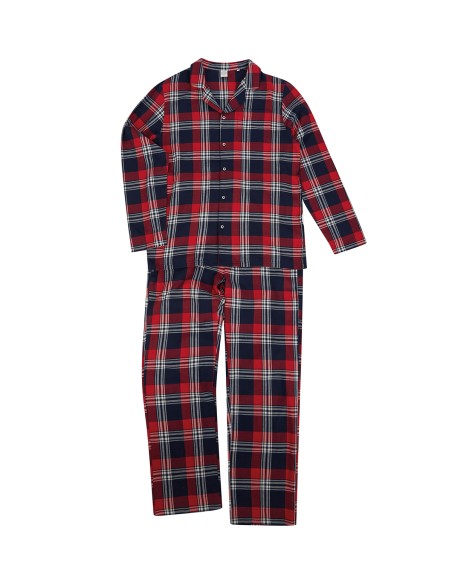 S-SFM74-Ensemble lounge en tartan pour homme