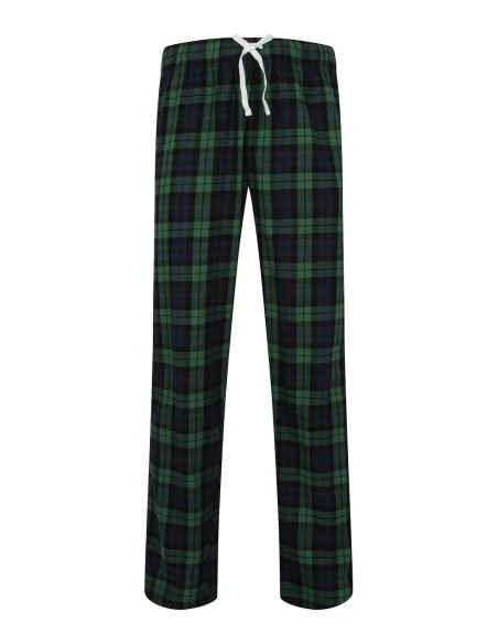 S-SFM83-Pantalon confort laine tartan Homme