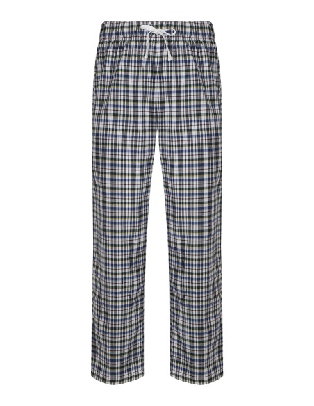 S-SFM83-Pantalon confort laine tartan Homme