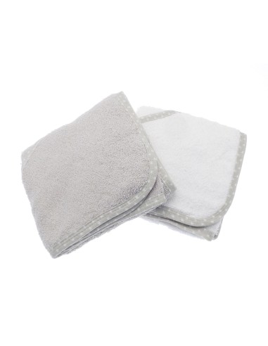 HOM-HL182-Cape de bain bébé à capuche (lot de 2)
