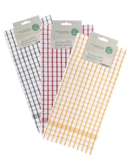 HOM-HL214-Torchon en terry recyclé (lot de 2)