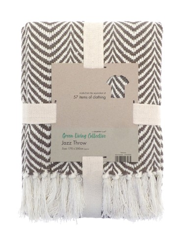 HOM-HL225-Plaid en tissu mélangé recyclé