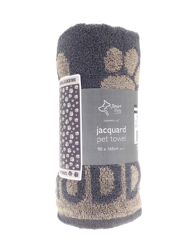 HOM-HL235-Grande serviette en jacquard pour chien